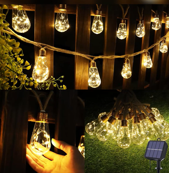 GUIRNALDA SOLAR-ECOLUMINOSA – LA LUZ QUE TRANSFORMA TUS NOCHES EN MAGIA 💡🌿