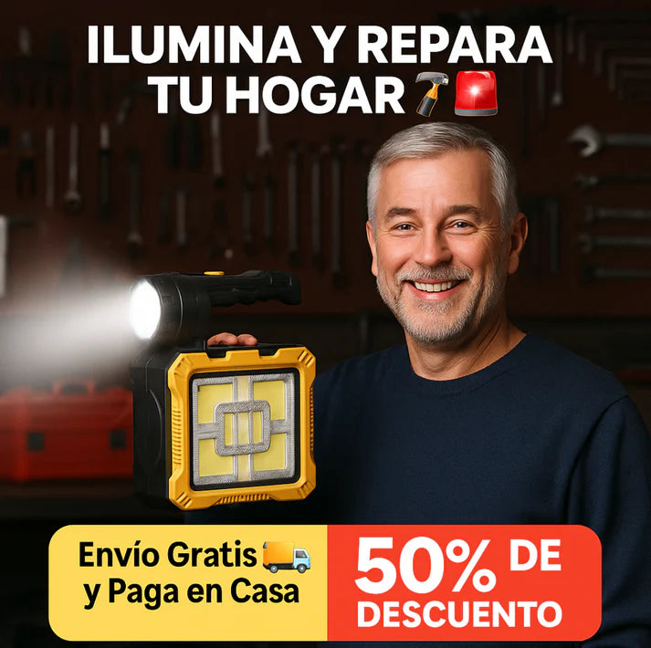 💡🔧 KitMaster Solar Multifunciónal 🔥 | Ilumina, Protege y Repara Tu Hogar Sin Gastar Luz